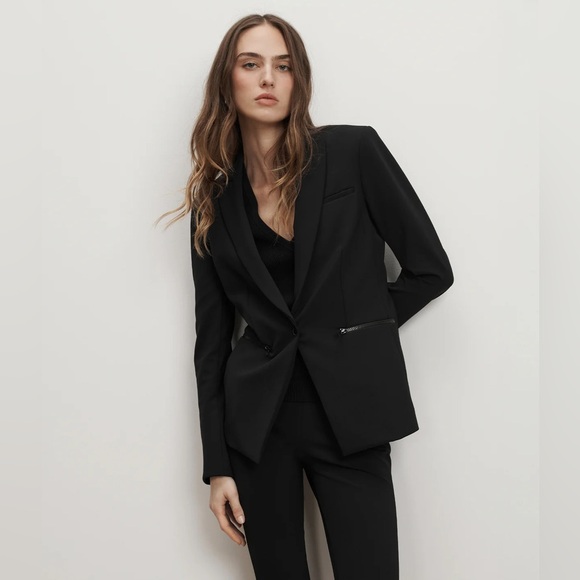 Veronica Beard scuba Dickey Jacket blazer 20 nwt $645 black - Picture 8 of 12